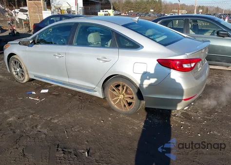 2017 Hyundai Sonata Sport 2.0T из США, поврежденный, VIN 5NPE34AB3HH509132